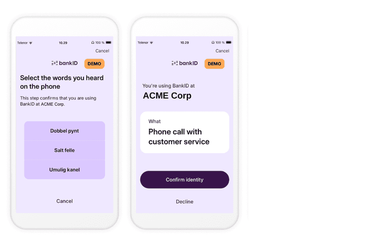 CIBA Norwegian BankID